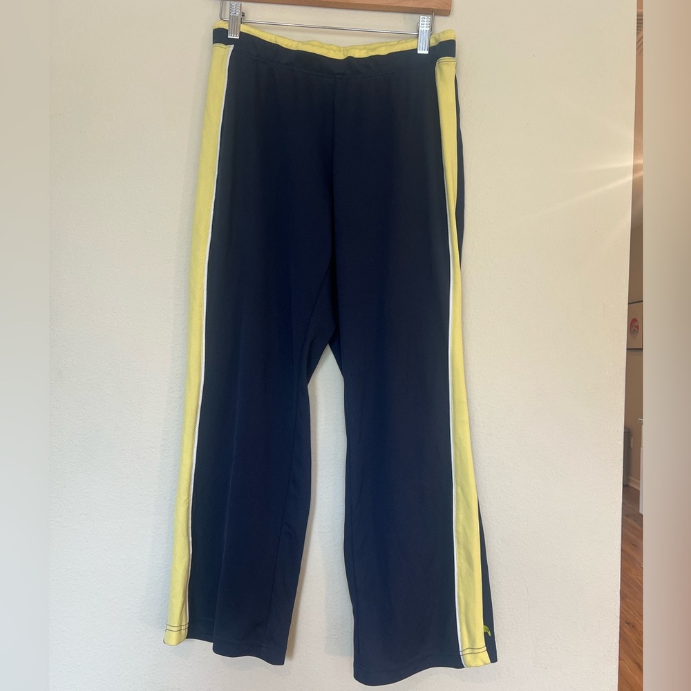 Women’s Navy and Yellow Track Pants